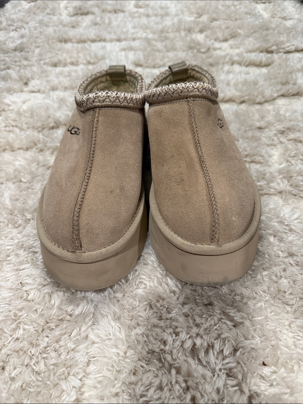 UGG Chestnut Suede Slip-On Clog